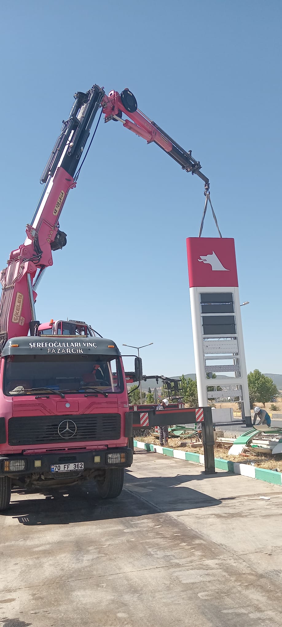 Pazarcık Mobil Vinç Kiralama